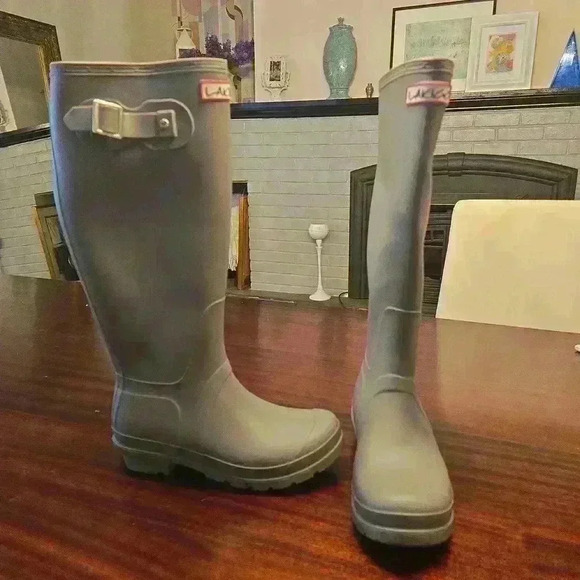 Laicigo Womens Rain Boots Gray Size 6 - Picture 1 of 12